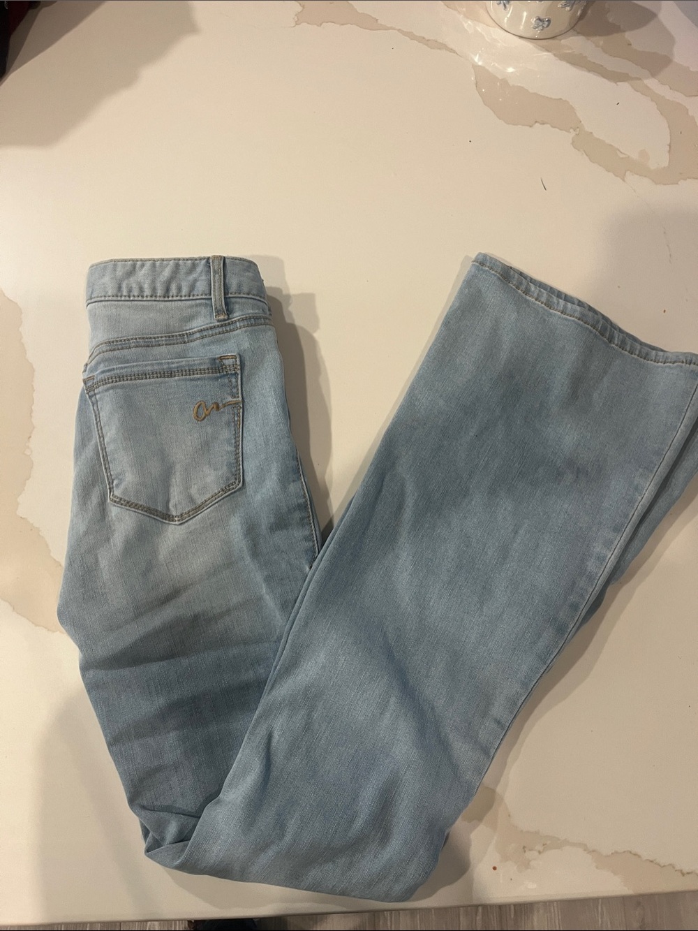 American Rag Light Blue Wide-Leg Flare Jeans